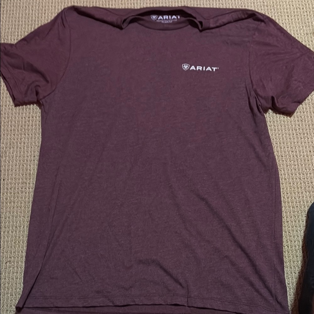 Ariat Red Short Sleeve Tee Classic Crew Neck